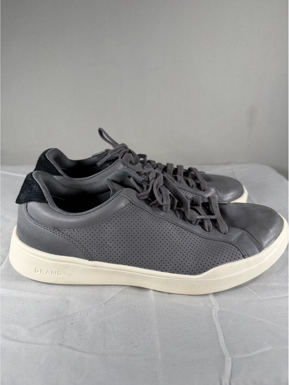 Cole Haan Men's Gray Leather Sneakers Size 8 1/2 M
